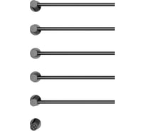 Полотенцесушитель электрический встраиваемый Wonzon & Woghand темный графит WW-AL315-GM