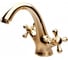 Смеситель KAISER Carlson Style тюльпан, крест GOLD 44311-3 1