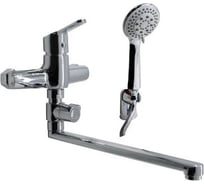 Damento Смеситель д/ванны MIO BA01.20, шаровый, хром, излив 300 мм, лейка 5 режимов 000025