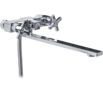 Damento Смеситель д/ванны TORRE BA11.40, 1/2 керамика, хром, излив 300 мм, лейка 3 режима 016330