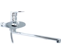 Damento Смеситель д/ванны BASIC BA01.10, шаровый, хром, излив 350 мм, лейка 3 режима 016350