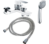Смеситель для ванны с душем KAISER Glory O35 хром+белый 69122