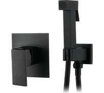 Смеситель с гигиеническим душем KAISER Sonat скрытый монтаж O35/Black-Mat 34377-2
