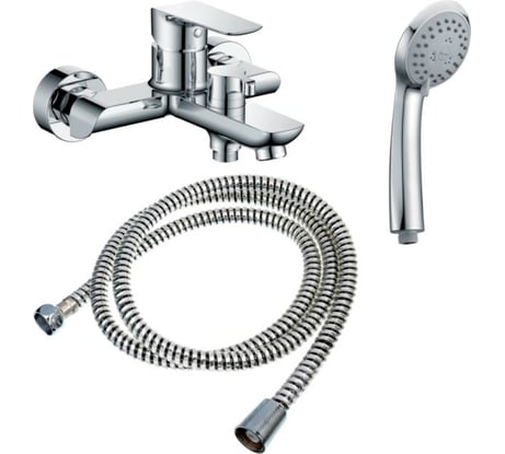 Смеситель для ванны с душем KAISER Glory O35 хром 69022