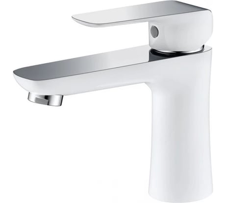 Смеситель KAISER Glory тюльпан O35 хром+белый 69111