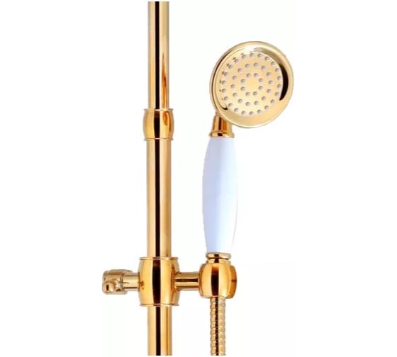 Душевая система KAISER SXP-90 золото, лейка мет. 90190-3 Gold/мет