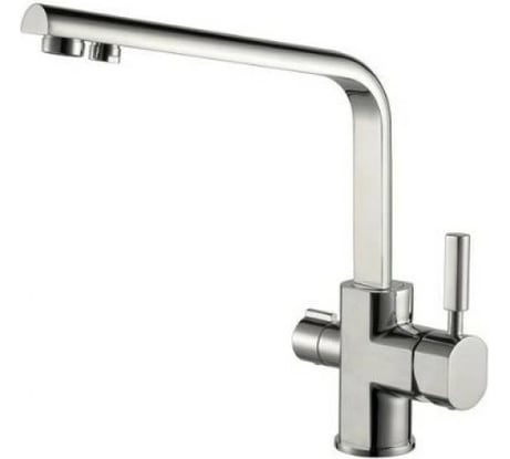 Смеситель для кухни под фильтр KAISER Decor боковой O35 серебро 40144-5