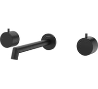 Смеситель для раковины настенный TESKA Grande, черный E5608