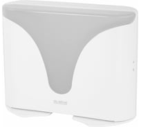 Диспенсер для полотенец LAIMA Extra Professional, система H2, Z-сложения, белый, Abs-пластик, 609472