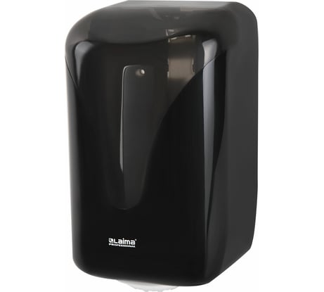 Диспенсер для полотенец с центральной вытяжкой LAIMA Extra Professional M1/M2, черный, Abs-пластик, 609477