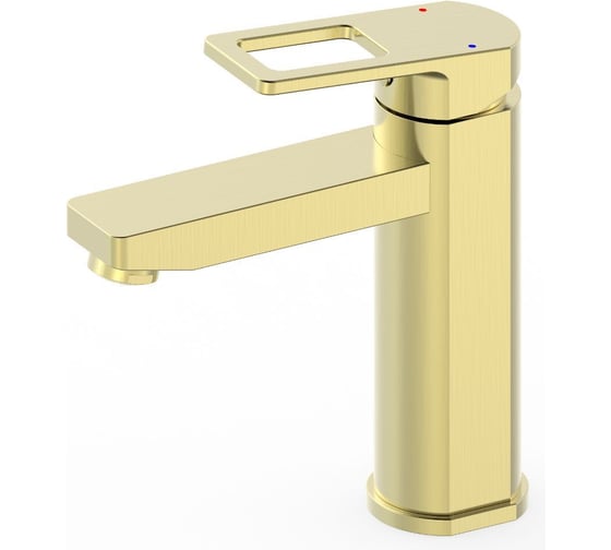 Смеситель для раковины Wonzon & Woghand брашированное золото WW-88139010-BG 1