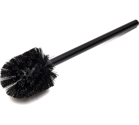 Ершик для туалета KROFFOS Brush Charcoal с ручкой из нержавеющей стали, окрашенный в чёрный цвет 890750