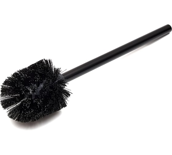 Ершик для туалета KROFFOS Brush Charcoal с ручкой из нержавеющей стали, окрашенный в чёрный цвет 890750