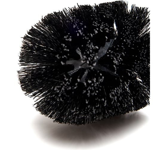 Ершик для туалета KROFFOS Brush Charcoal с ручкой из нержавеющей стали, окрашенный в чёрный цвет 890750
