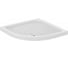 Поддон керамический Vidima Fresh 90x90 см, полукруг, белый, рифленый, без каркаса W833561 023-3605 1
