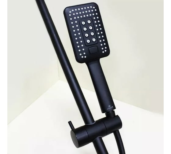 Душевая система с термостатом KAISER Elite Black 01182-2