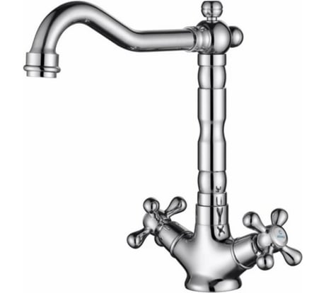 Смеситель для кухни KAISER Carlson Style крест 44233