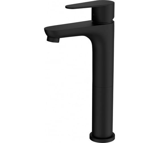 Смеситель для раковины высокий Wonzon & Woghand, черный матовый WW-A40232-MB
