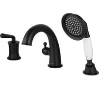 Смеситель на борт ванны Wonzon & Woghand, черный матовый WW-88659008-MB