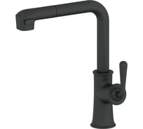 Смеситель для кухни Wonzon & Woghand с выдвижным изливом, черный матовый WW-88439008A-MB