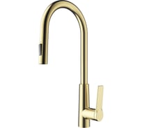 Смеситель для кухни Wonzon & Woghand с выдвижным изливом, брашированное золото WW-A20782-BG