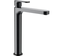 Смеситель для раковины высокий Wonzon & Woghand, темный графит WW-H1034-BGG