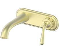 Встраиваемый смеситель для раковины Wonzon & Woghand брашированное золото WW-88869008-BG