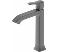 Смеситель для раковины высокий Wonzon & Woghand, темный графит WW-88019072-BGM