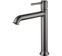 Смеситель для раковины высокий Wonzon & Woghand, темный графит WW-88019073-BGM