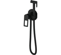 Смеситель с гигиеническим душем встраиваемый Wonzon & Woghand, черный матовый WW-88829010-MB