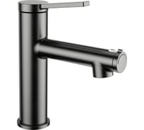 Смеситель для раковины Wonzon & Woghand с функцией полоскания, темный графит WW-H1017-BGG