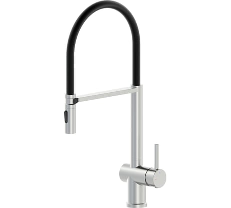 Смеситель для кухни Wonzon & Woghand с гибким изливом , Брашированный никель () WW-88438003-BN