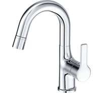 Смеситель для раковины Wonzon & Woghand с выдвижным изливом, хром WW-FE01L212-CR