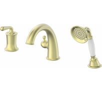 Смеситель на борт ванны Wonzon & Woghand, брашированное золото WW-88659008-BG