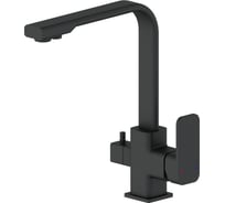 Смеситель для кухни Wonzon & Woghand с подключением фильтра, черный матовый WW-88458004-MB