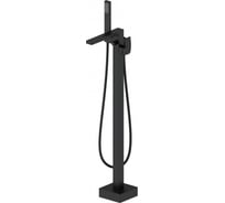 Смеситель для ванны напольного монтажа Wonzon & Woghand черный матовый WW-88649009-MB