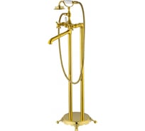 Смеситель для ванны напольного монтажа Wonzon & Woghand глянцевое золото WW-88649020-PG