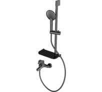 Смеситель для ванны с душевым гарнитуром Wonzon & Woghand черный матовый WW-AE3201-MB