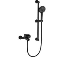 Смеситель для ванны с душевым гарнитуром Wonzon & Woghand черный матовый WW-С2501-MB