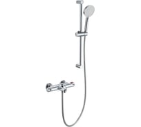 Смеситель для ванны с душевым гарнитуром и термостатом Wonzon & Woghand хром WW-С2001-A-СR