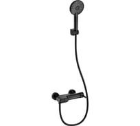 Смеситель для ванны с душем Wonzon & Woghand черный матовый WW-A30902-MB