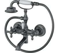 Смеситель для ванны с душем Wonzon & Woghand темный графит WW-88639020-BGM