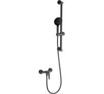 Смеситель для душа с гарнитуром Wonzon & Woghand темный графит WW-4570-BGG