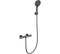 Смеситель для душа с термостатом Wonzon & Woghand темный графит WW-B2012-A-BGG