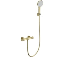 Смеситель для душа с термостатом Wonzon & Woghand брашированное золото WW-B2012-A-BG