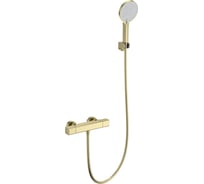 Смеситель для душа с термостатом Wonzon & Woghand брашированное золото WW-B2016-A-BG
