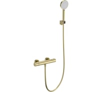 Смеситель для душа с термостатом Wonzon & Woghand брашированное золото WW-B2029-A-BG