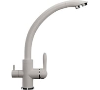 Смеситель для кухни ULGRAN U-017 цвет: белый U-017-331