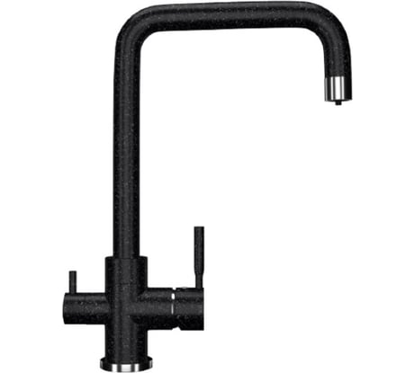 Смеситель для кухни ULGRAN U-019 цвет: черный U-019-308