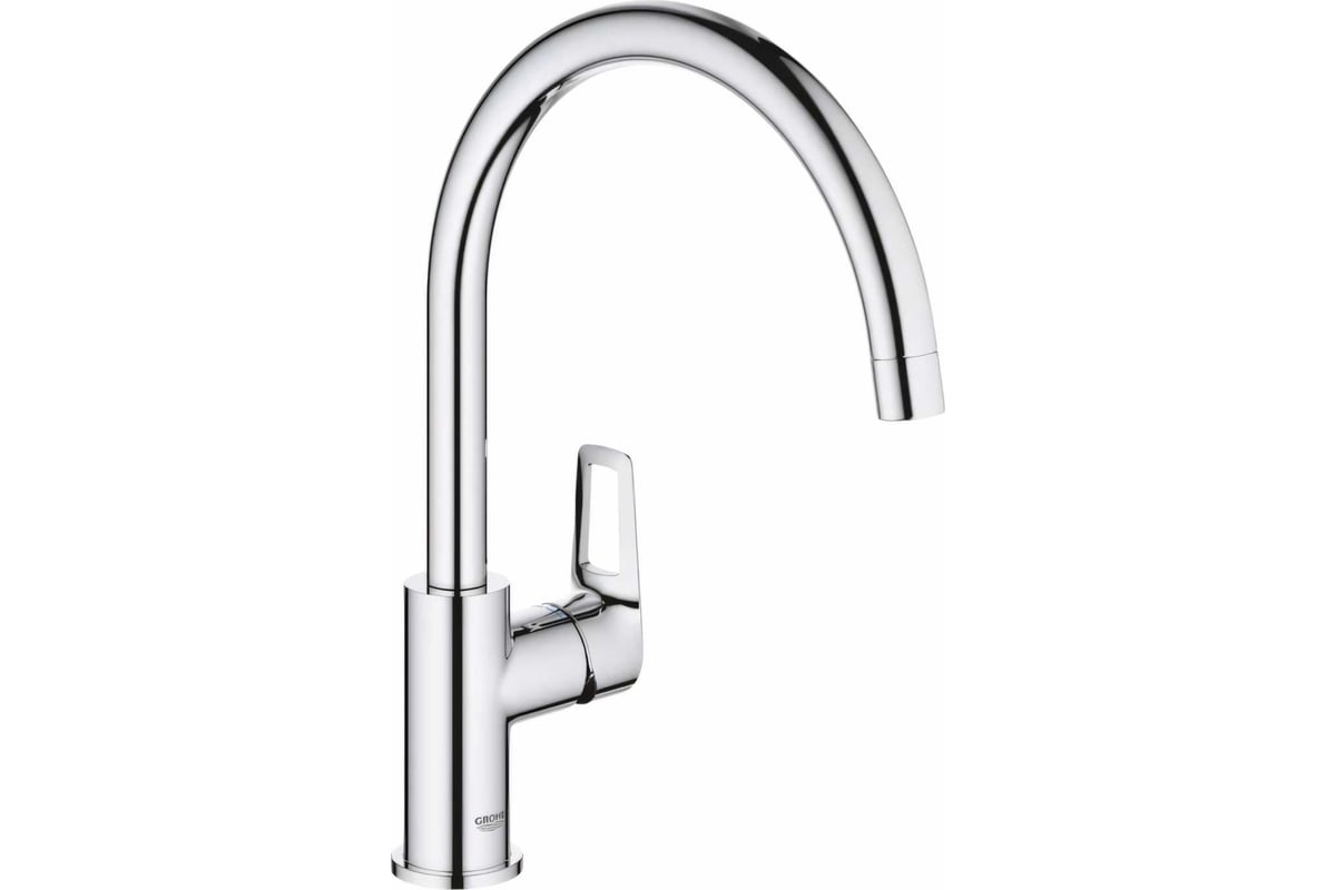 Смеситель для кухни grohe euroeco с высоким изливом